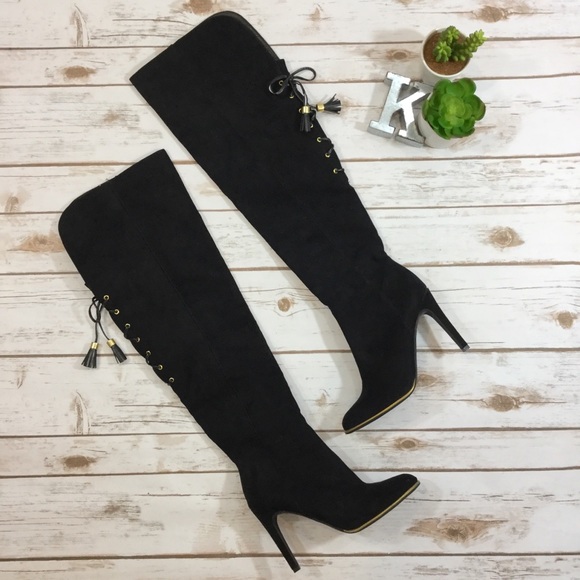 Sam & Libby Shoes - HP! Sam & Libby over the knee suede boots